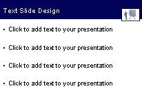 Business Stats PowerPoint Template text slide design