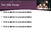 Consulting Group 02 Purple PowerPoint Template text slide design