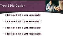 Consulting Group Purple PowerPoint Template text slide design