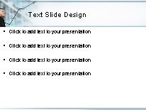 Gazing Up Profits PowerPoint Template text slide design
