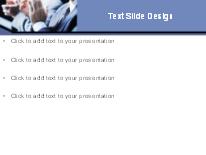 Give A Hand PowerPoint Template text slide design