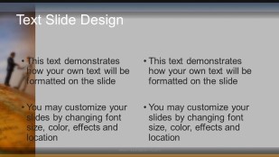 Global Agreement Widescreen PowerPoint Template text slide design
