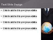 Global Suit PowerPoint Template text slide design