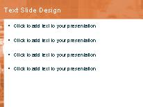 Globaltalk Orange PowerPoint Template text slide design