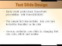 Reviewing Work PowerPoint Template text slide design