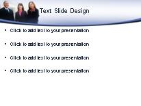 Smiling Business Diversity 01 PowerPoint Template text slide design