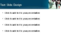 Station Talk PowerPoint Template text slide design