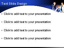 Talk Time PowerPoint Template text slide design