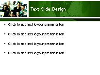 The Company 02 Green PowerPoint Template text slide design