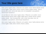 Education Doodle Blue PowerPoint Template text slide design