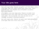 Floral Abstract Purple PowerPoint Template text slide design