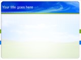 Fresh Spring Day PowerPoint Template text slide design