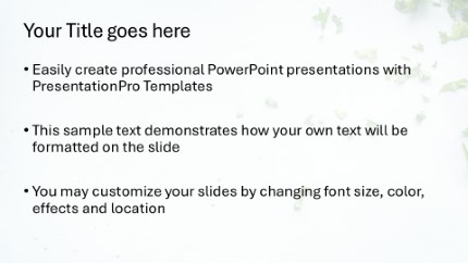 Table Foods Salad Widescreen PowerPoint Template text slide design