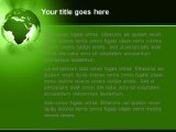 Africa Rays Green PowerPoint Template text slide design