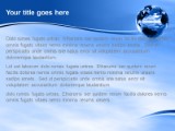 Global Sky PowerPoint Template text slide design