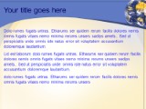 Globe Whisp PowerPoint Template text slide design