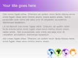 Globes Around The World Purple PowerPoint Template text slide design