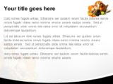 Autumn Cornucopia Black PowerPoint Template text slide design