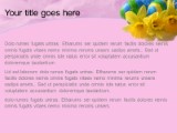 Easter Pink PowerPoint Template text slide design
