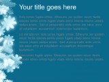 Flakes PowerPoint Template text slide design