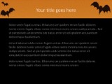 Haunted House PowerPoint Template text slide design
