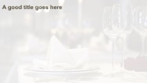 Banquet Dinner 02 Widescreen PowerPoint Template text slide design