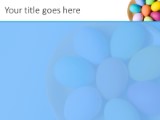 Easter Egg Bowl PowerPoint Template text slide design