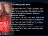 Human Anatomy With Organs PowerPoint Template text slide design