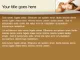 Massage Therapy PowerPoint Template text slide design