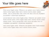 Wheelchair PowerPoint Template text slide design