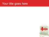First Aid PowerPoint Template text slide design