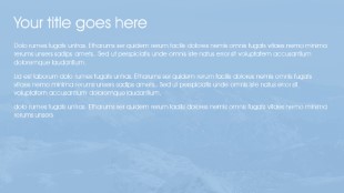 Mountain Snow Movement Widescreen PowerPoint Template text slide design