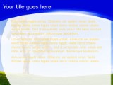 Lone Tree PowerPoint Template text slide design