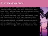Tropical03 PowerPoint Template text slide design