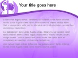 World Religion Purple PowerPoint Template text slide design