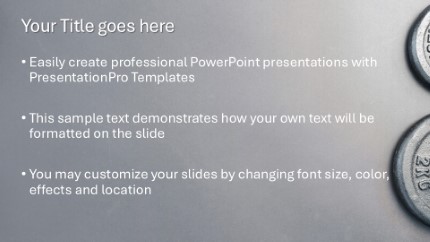 Free Weights Widescreen PowerPoint Template text slide design