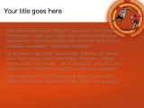 Frisbee Dive PowerPoint Template text slide design