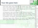 Ecommerce01 Green PowerPoint Template text slide design