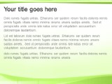 Internet Abstract Green PowerPoint Template text slide design