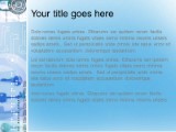 Online21 Blue PowerPoint Template text slide design