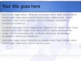 Online23 Blue PowerPoint Template text slide design