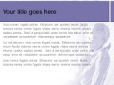 Online24 Purple PowerPoint Template text slide design