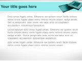 Semiconductor Teal PowerPoint Template text slide design