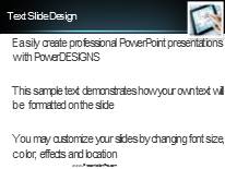 Tablet Blueprints Widescreen PowerPoint Template text slide design