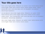 Business 10 Blue PowerPoint Template text slide design