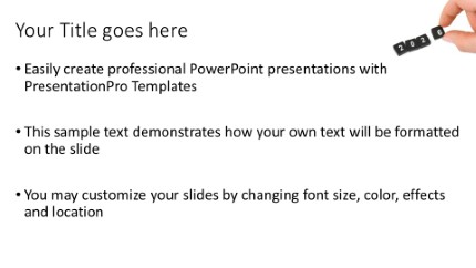 2026 Black Blocks Widescreen PowerPoint Template text slide design