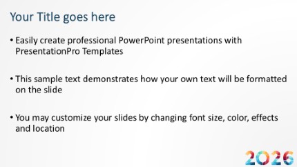 2026 Hex 01 Widescreen PowerPoint Template text slide design