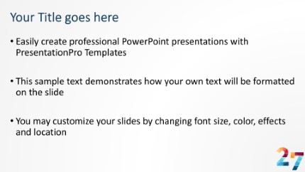 2027 Hex 02 Widescreen PowerPoint Template text slide design