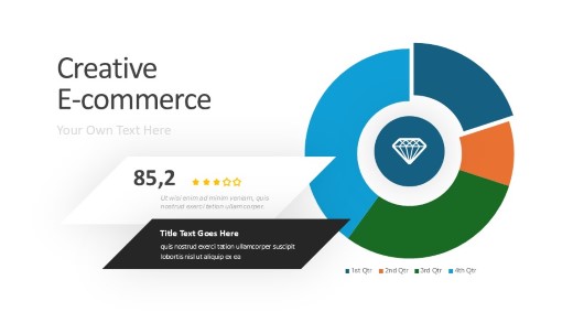 PowerPoint editable data infographic