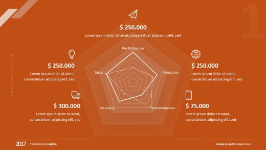 PowerPoint editable data infographic